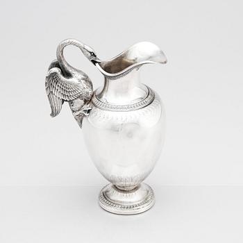 Jean-Baptiste-Claude Odiot, kanna, silver, Paris 1819-1838.