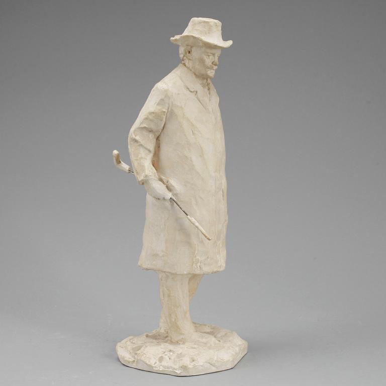 CARL ELDH, efter, skulptur, gips, signerad.