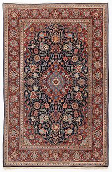 A Keshan rug, c. 212 x 135 cm.