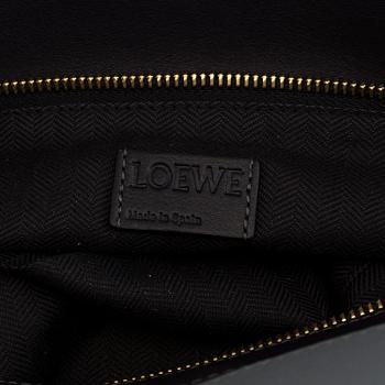 A black and grey calf leather "Puzzle bag" by Loewe 2017.