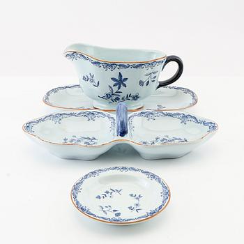 Service set, approximately 92 pieces "Ostindia" Rörstrand earthenware, second half of the 20th century.