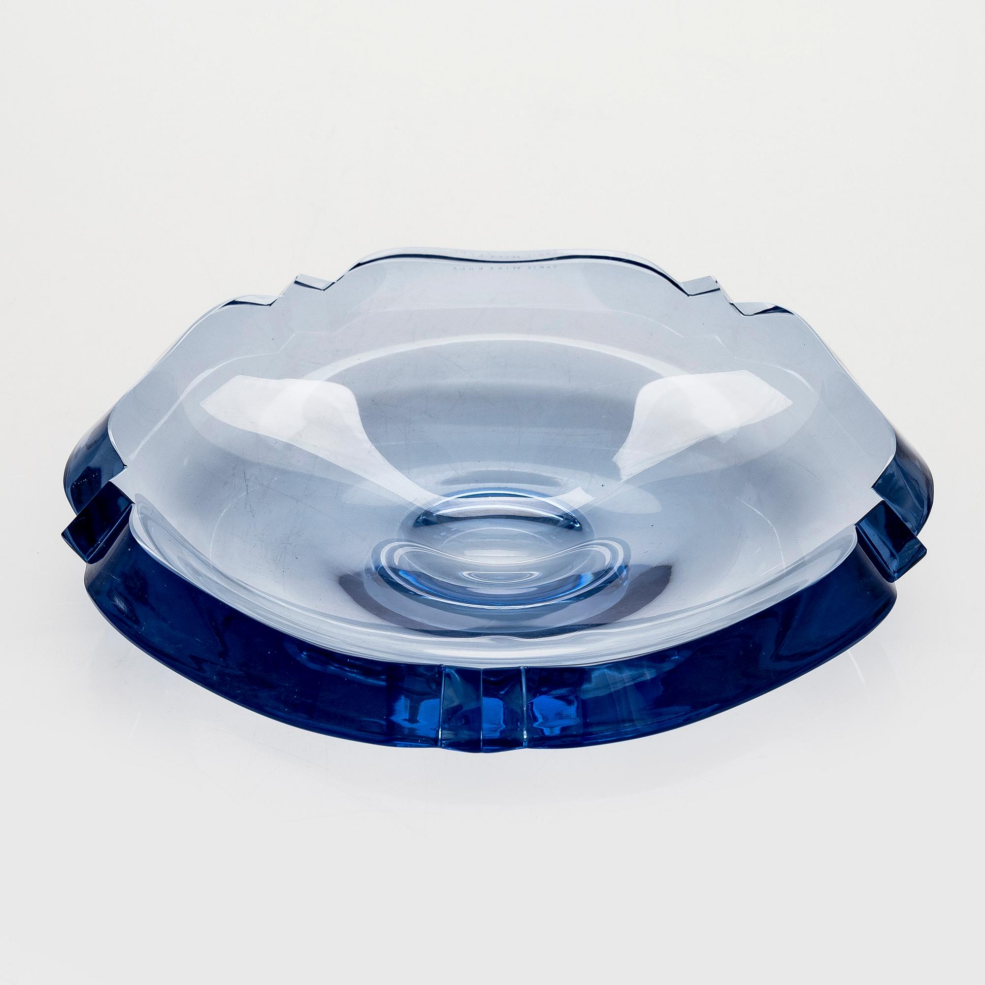 Tapio Wirkkala, a 'cockade' artglass signed Tapio Wirkkala.