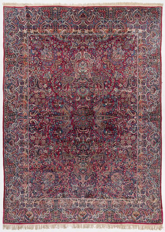 Rug, Kirman, approx. 365 x 265 cm.