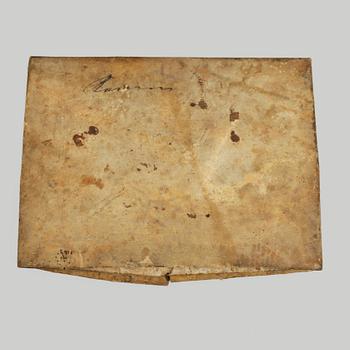 DOKUMENT, pergament, daterat 1782.