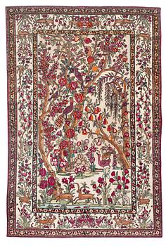 342. SEMIANTIK ISFAHAN. 212,5 x 144,5 cm.