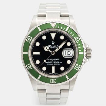 57. Rolex, Submariner, "Kermit", "Mark IV / Slim Four Bezel", ca 2006.