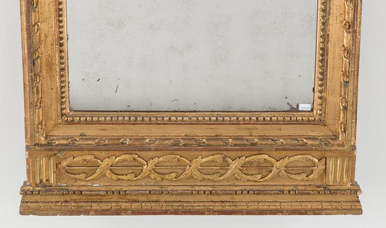A late gustavian mirror by Eric Wahlberg, Stockholm.
