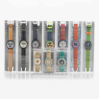 Swatch, collection, 35 pcs.