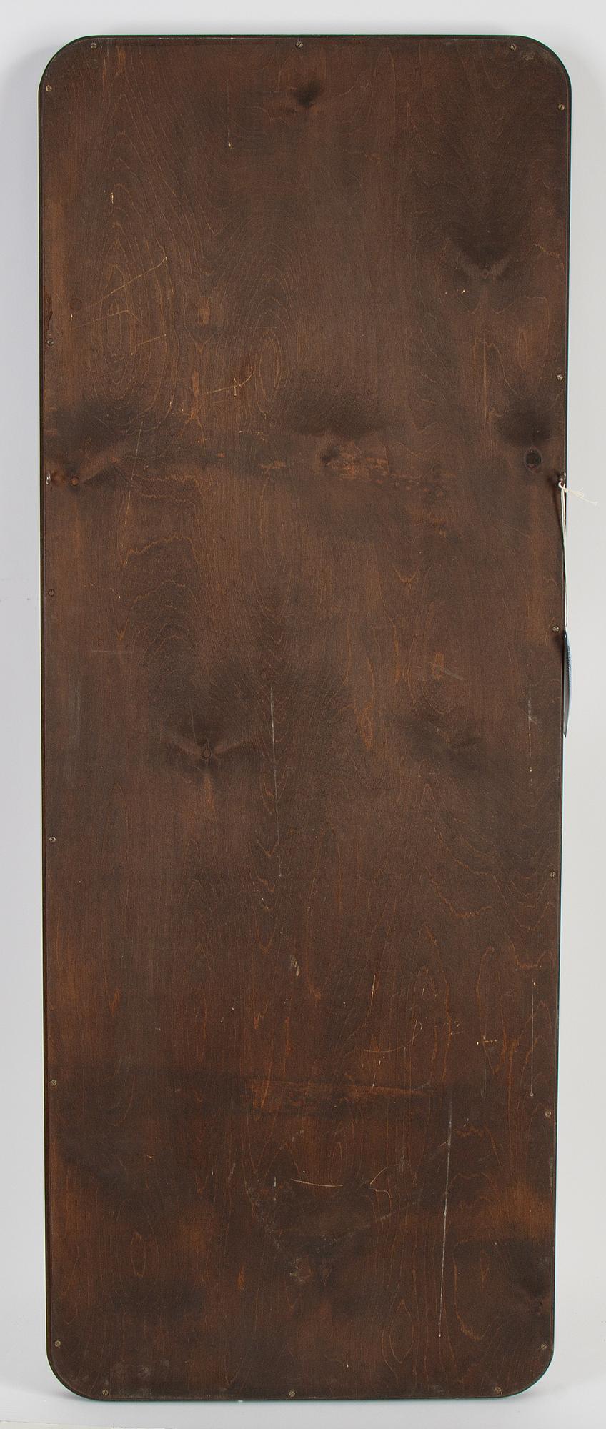 A stained birch mirror, 1930's.