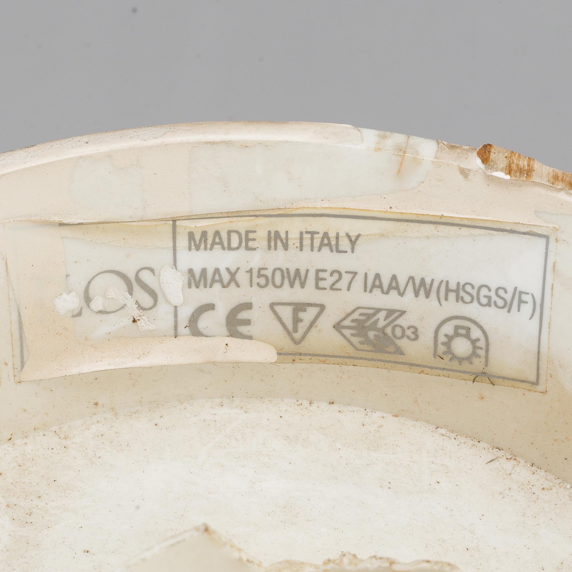 PHILIPPE STARCK, a 'Romeo soft S2' ceiling light, Flos, Italy.