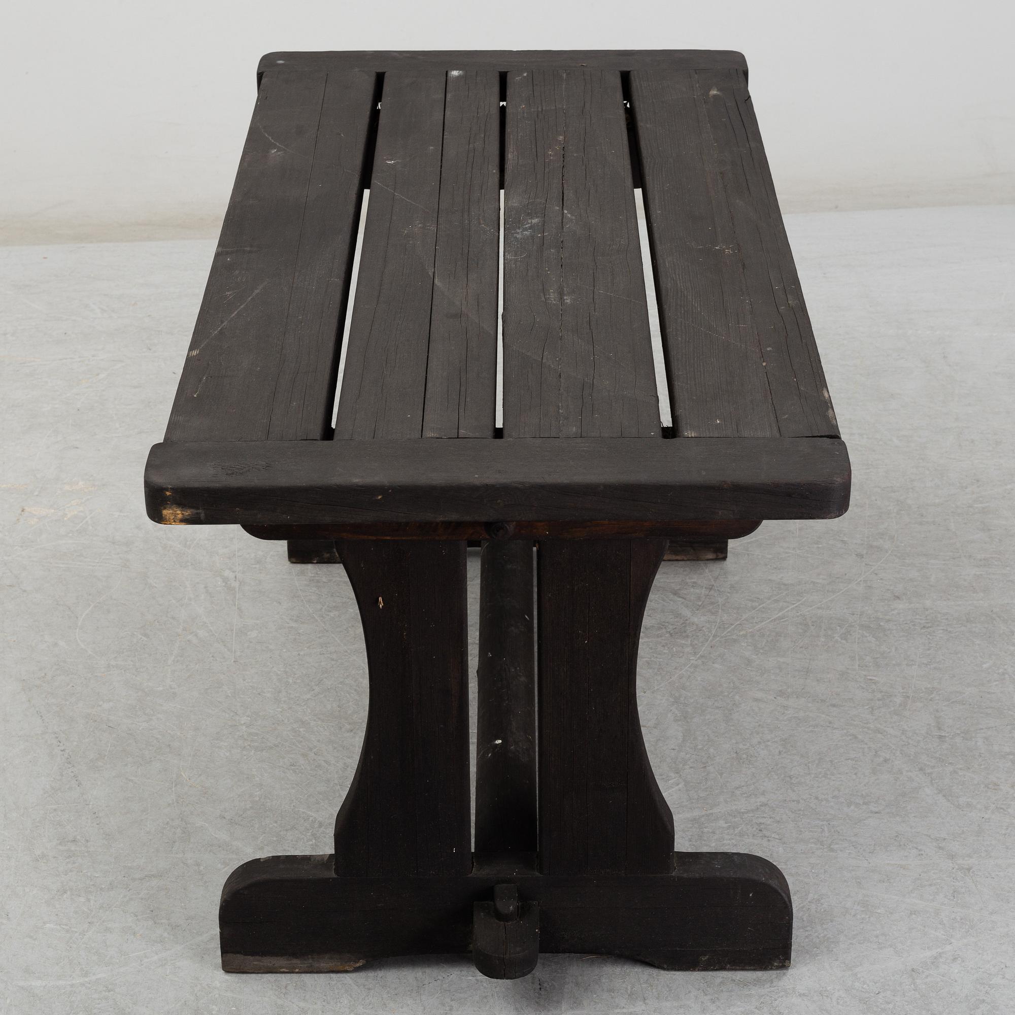 A 1940's 'Berga' table by David Rosén, Nordiska Kompaniet, Sweden.