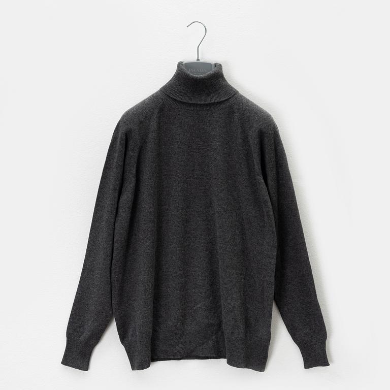 Prada, a cashmere polo sweater, size 36.