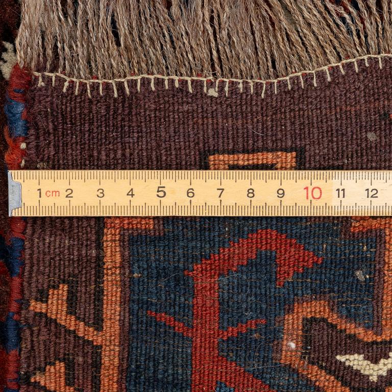 An antique Yomut main carpet, West Turkmenistan, c. 303 x 179 cm.