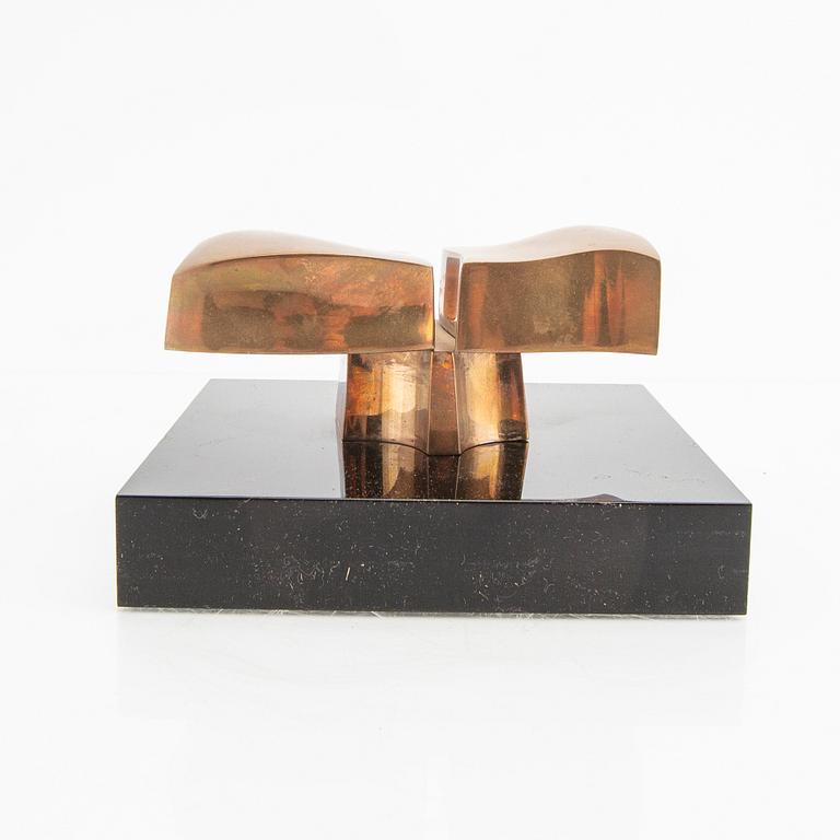 José Luis Sanchez, a signed and numbered 383/1000 brass scultpure.