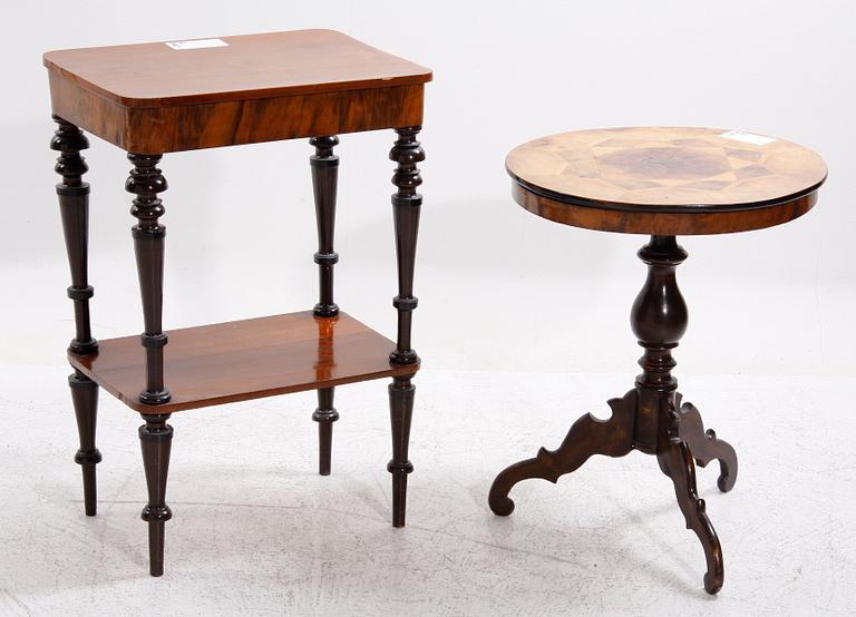 BORD, 2 st, 1800-tal.