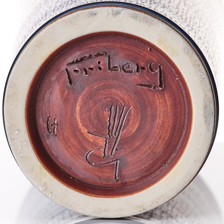 Berndt Friberg, a stoneware vase, Gustavsberg studio, Sweden 1966.