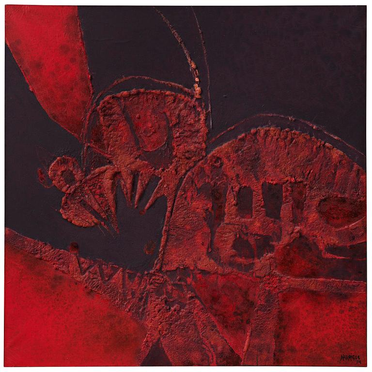 Cesár Manrique, "Resto rojo".