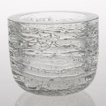 A glass vase of the 'Arkipelago' series for Iittala, signed Timo Sarpaneva - 3144. Iittala.