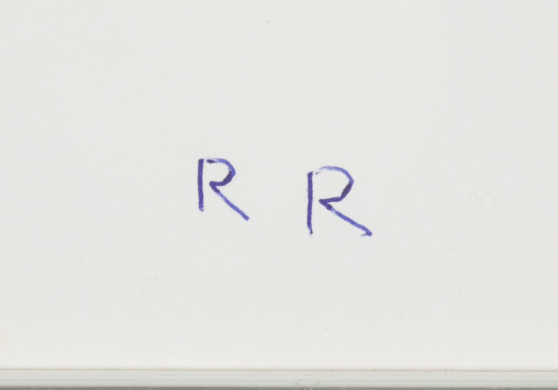 Roger Risberg, kulspetspenna på papper, signerad RR.