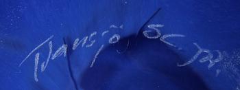 SKÅL, glas, sign SC JR (Sven-Åke Carlsson samt Jan-Erik Ritzman), 1980/1990-tal.