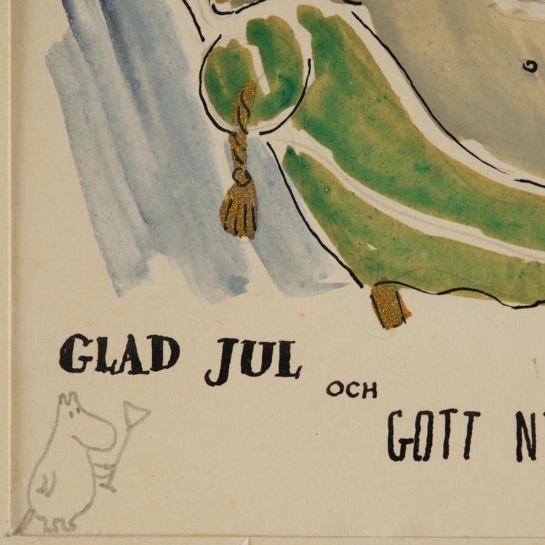 Tove Jansson, "Tack, Glad Jul och Gott Nytt År".