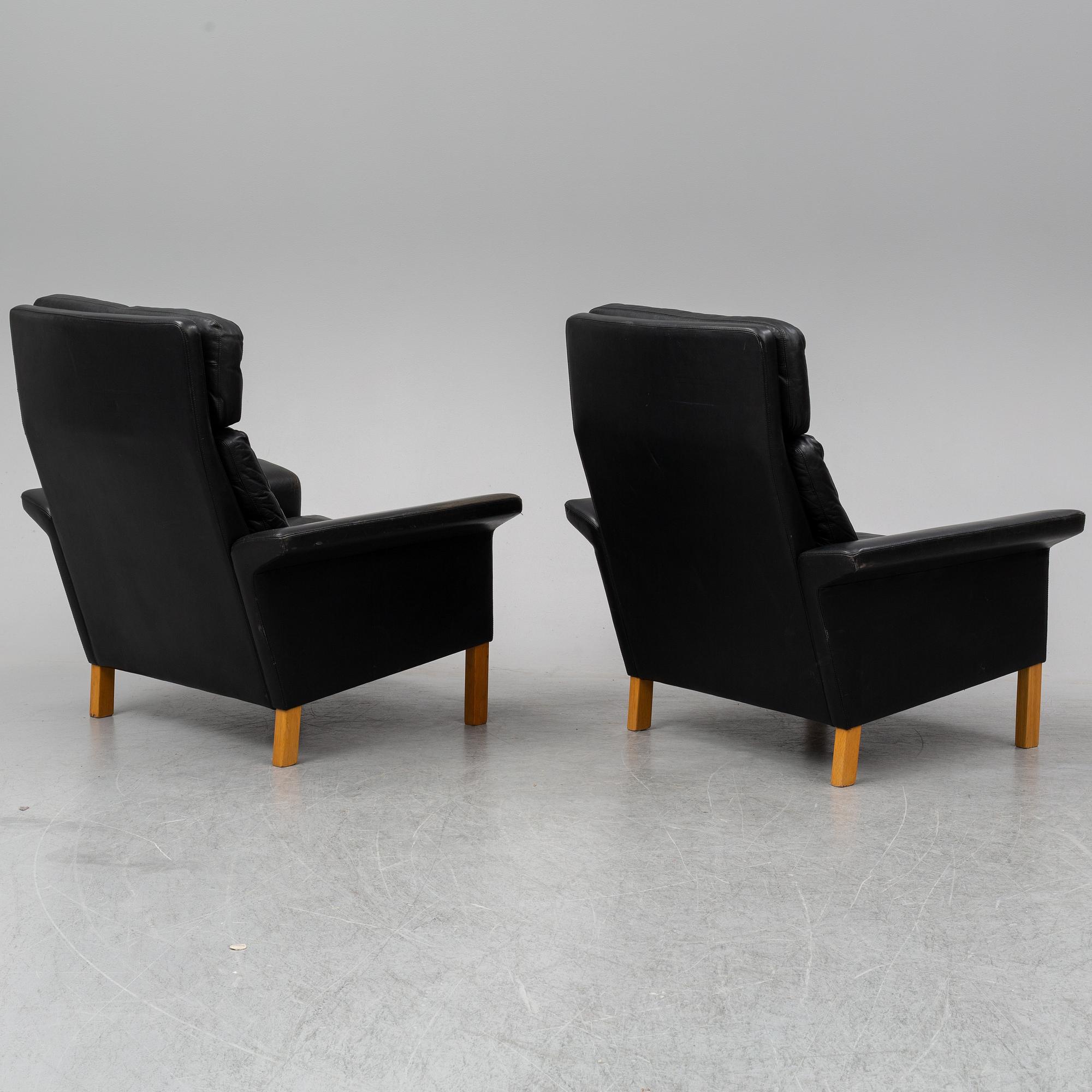 HANS OLSEN, fåtöljer, ett par, CS Möbler, Danmark, 1950/60-tal.