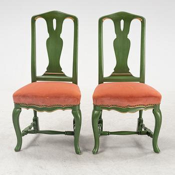 A set of six 'Gamla Sverige' chairs, Åmells möbler, later part of the 20th Century.