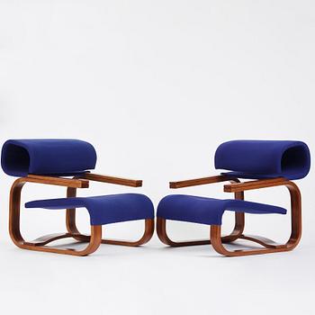 Jan Bocan, a pair of easy chairs, Thonet, provenance the Czechoslovakian embassy in Stockholm 1972.