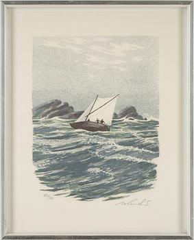 Roland Svensson · ROLAND SVENSSON, Färglitografi, signerad och numrerad 150/260.
