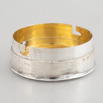 Ove Bohlin Silversmide, kanna med lock, sterlingsilver, Stockholm, 1963.