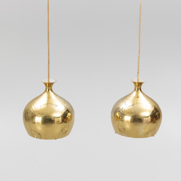 Helge Zimdal, two "Löken" ceiling lamps, 1970's.