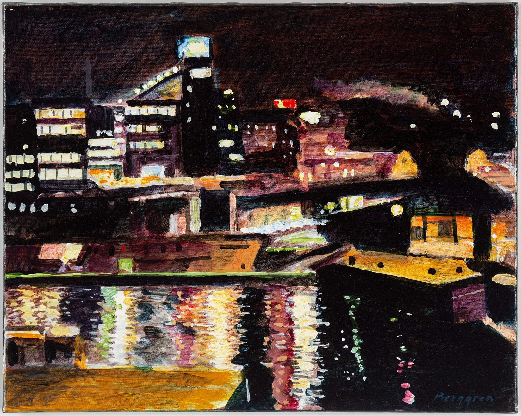 KALLE BERGGREN, canvas, signed and dated 2013 on verso.