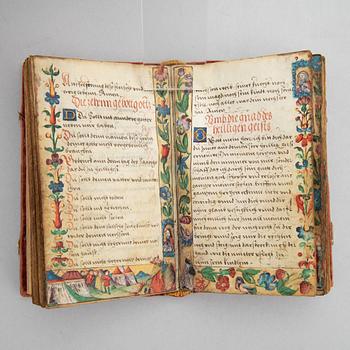 Medieval prayer book, 1523.
