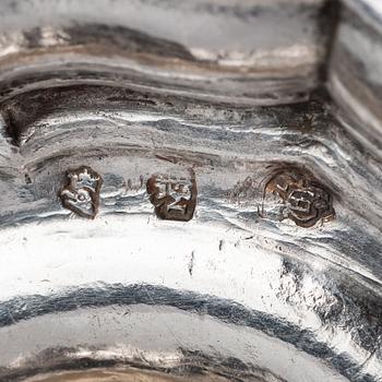 Ljusstakar, ett par, silver, Marsielle 1765. Louis XV.