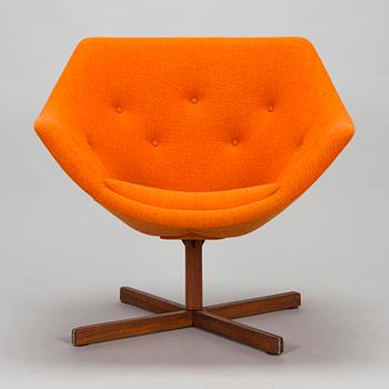 Carl Gustaf Hiort af Ornäs, A 1960's "Mandarine" easy chair for Puunveisto Oy - Wood work Ltd.