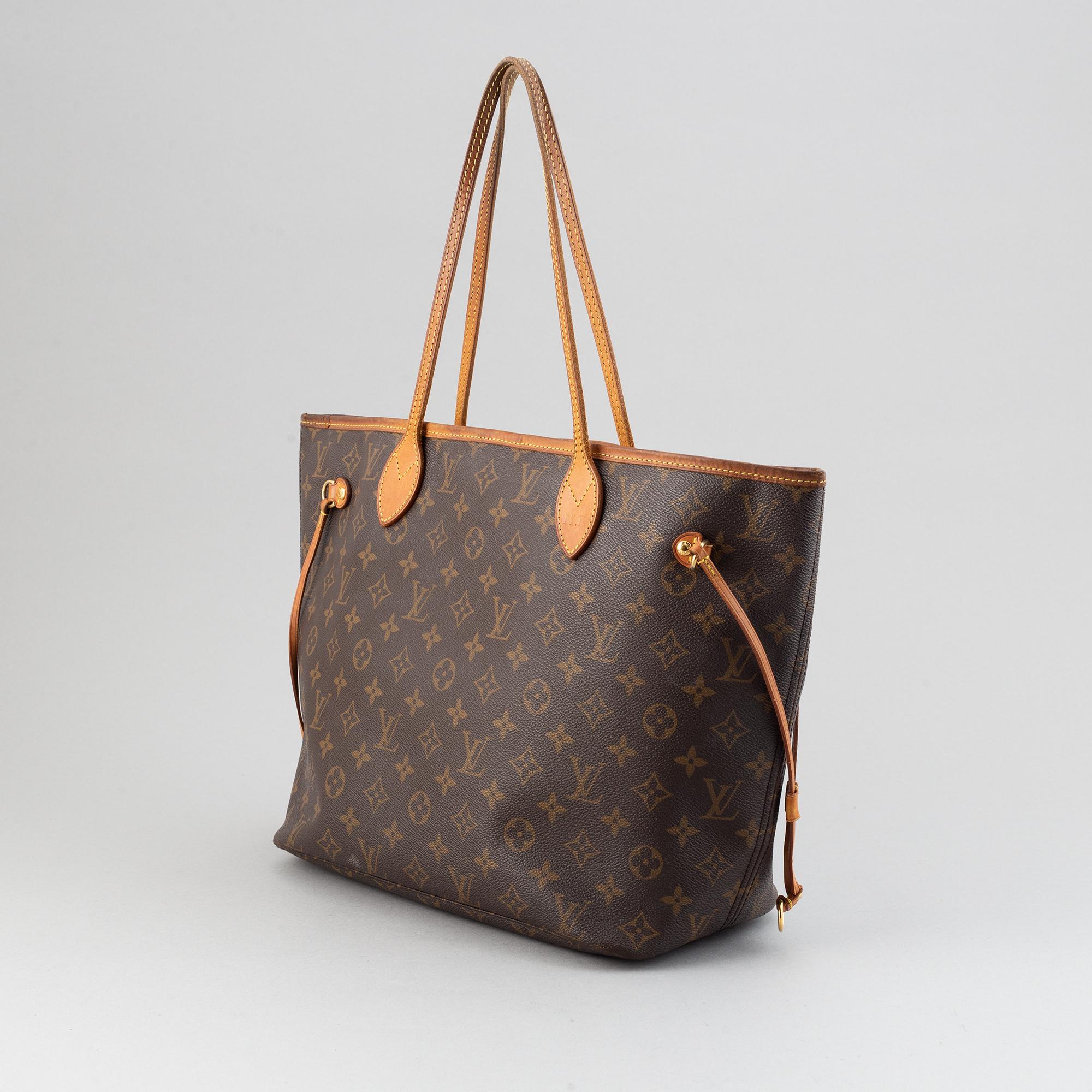 Louis Vuitton, a monogram canvas 'Neverfull' bag.