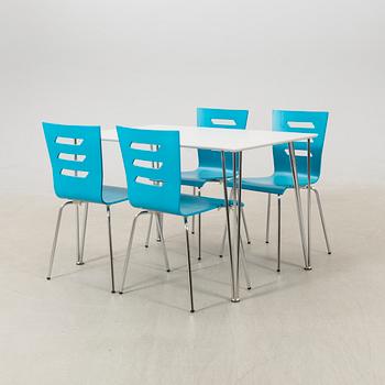 Table and chairs 4 pcs "Nina" Troeds 2000s.