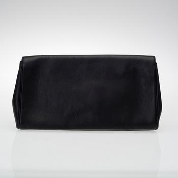 A LEATHER RIBOT HORSE HEAD CLUTCH.