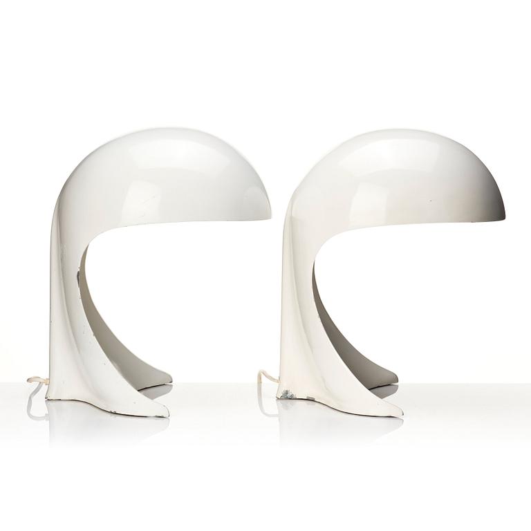 Dario Tognon, a pair of 'Dania' table lamps, Studio Celli for Artemide, Italy, 1960-70s.