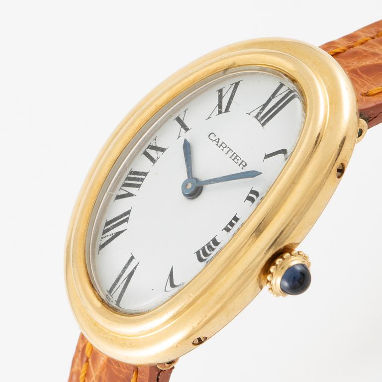 Cartier, Baignoire, "Paris Dial", ca 1980.