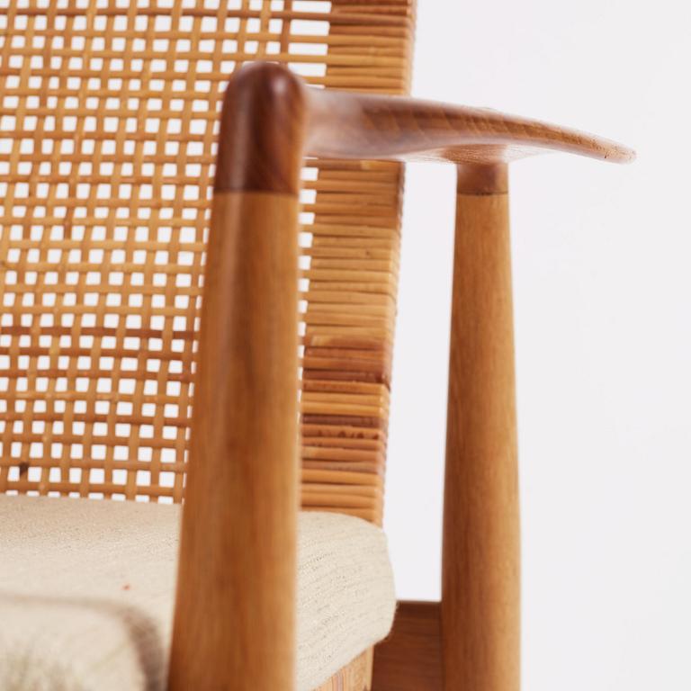 Finn Juhl, a pair of "SW 96" easy chairs, Søren Willadsen, Denmark.