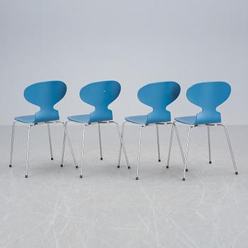 STOLAR, 4 st, "Myran", Arne Jacobsen, Fritz Hansen.