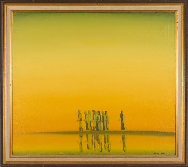 Valentin Altanets, oil on canvas, signed.