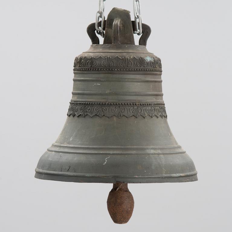 A 19th century bronze church bell.