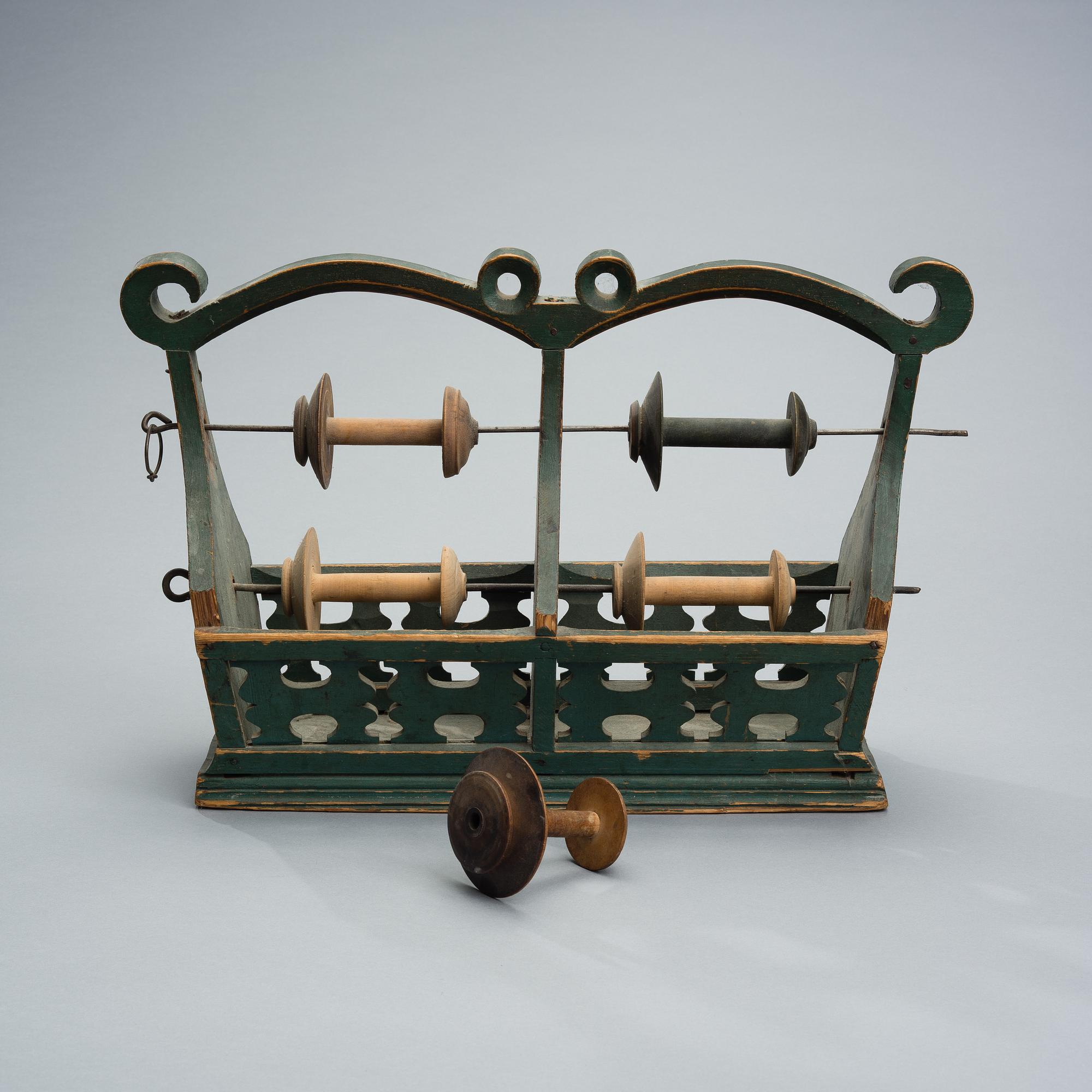 LANKARULLATELINE, puuta, 1800-luku.