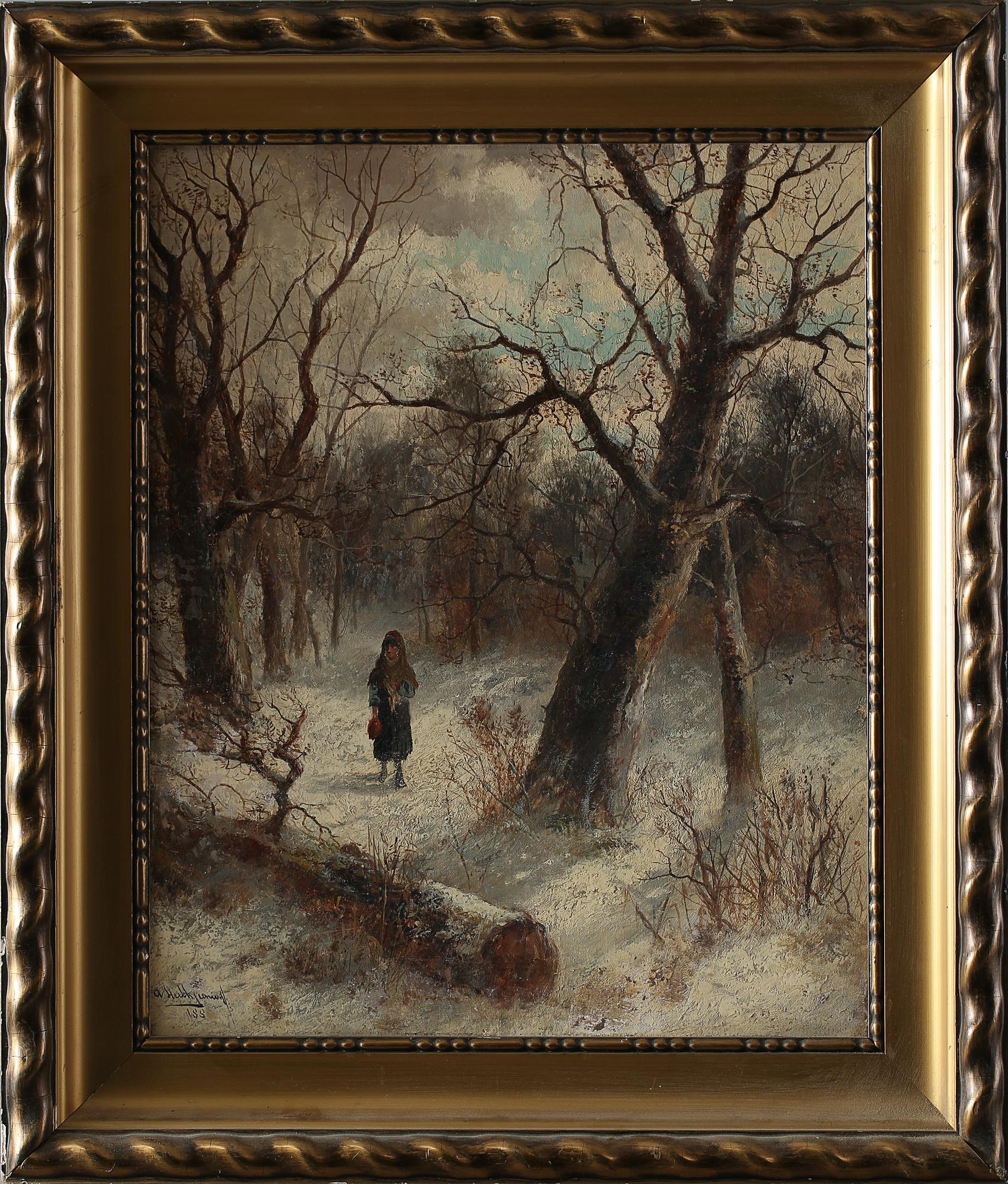 ABRAHAM II HULK, olja på duk, signerad.