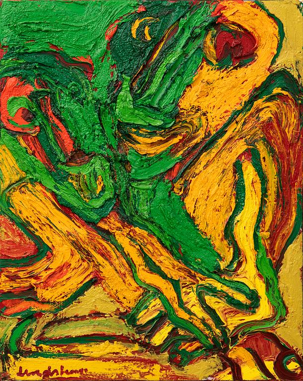 Bengt Lindström, Composition with faces.