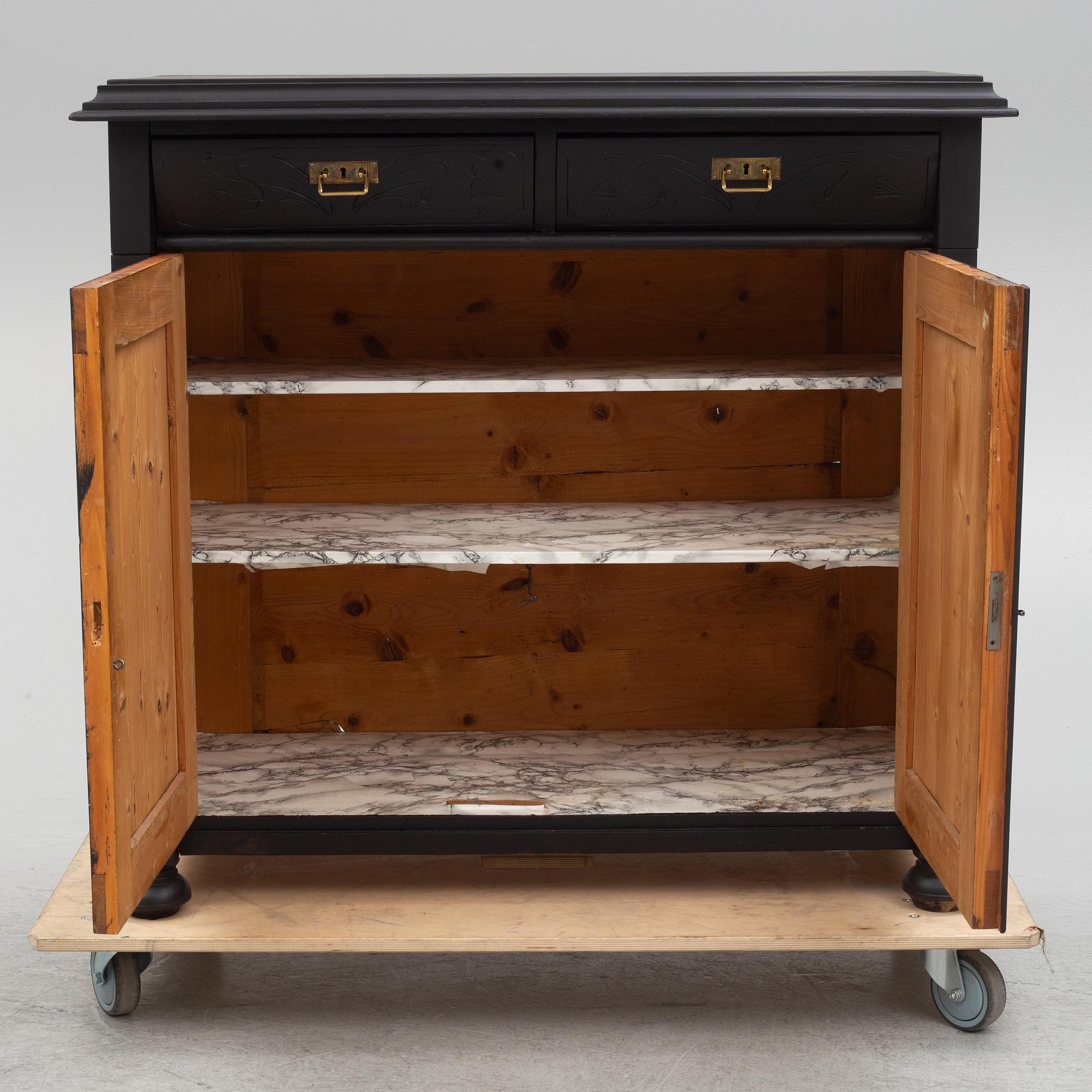 A sideboard, early 20th Century.