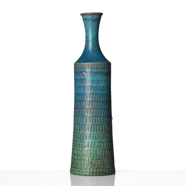 Stig Lindberg, a stoneware vase, Gustavsberg Studio 1966.