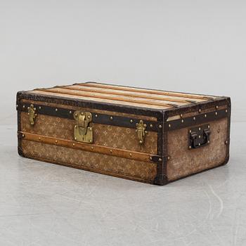 Louis Vuitton, a vintage steamer trunk, late 19th Century.